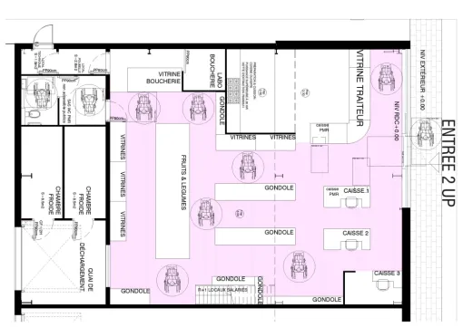 AMÉNAGEMENT D'UN SUPERMARCHÉ ASIATIQUE, Lille, ATELIER VPA
